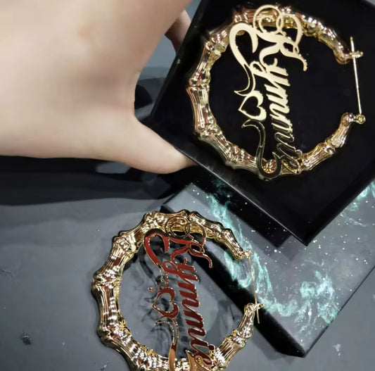 BoujieeBamboos Name Hoops