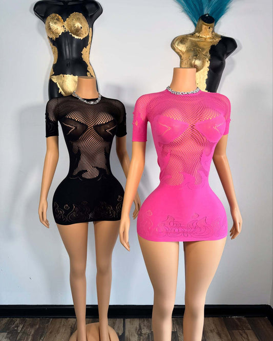 FreakInFishnet Bodycon Dress