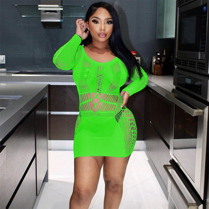 GimmeMore Mesh Bodycon Dress