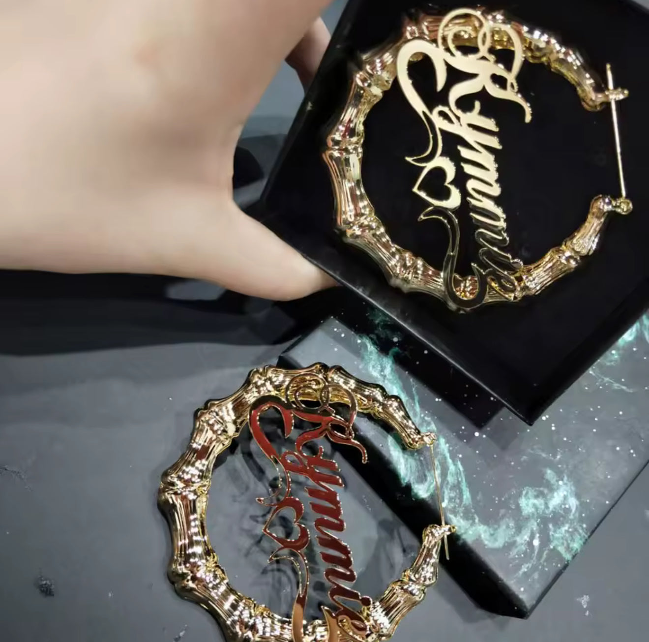 BoujieeBamboos Name Hoops