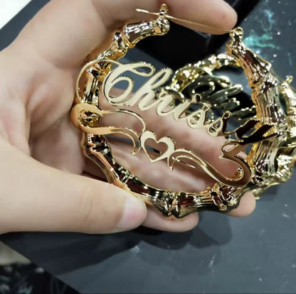 BoujieeBamboos Name Hoops