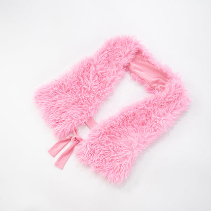 HellaFuzzy Halter Neck Two-Piece Set